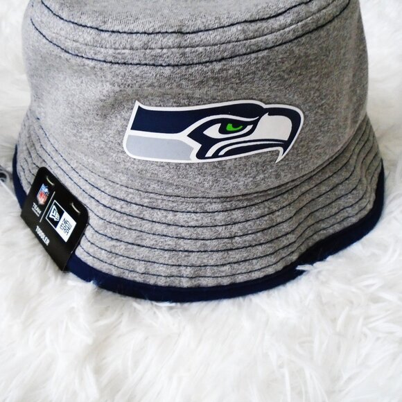 Seattle Seahawks Buck Hat Toddler Blue Grey New Era - Picture 4 of 9